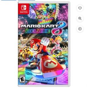 Nintendo switch game, Mario karts 8 deluxe